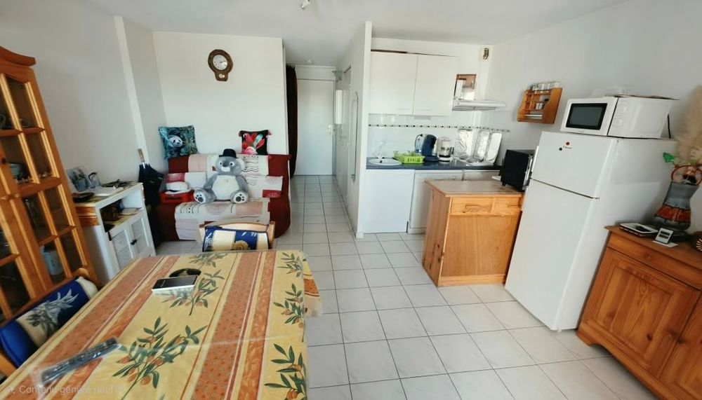 Vente Appartement LE CAP D'AGDE: 2 pièces+cabine avec GARAGE couvert et PISCINE. Loggia vitrée /Ascenseur Le cap d agde