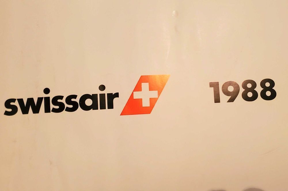 Calendrier Vintage Swissair 1988 - Th&egrave;me M&eacute;t&eacute;o / Nuages - Parfait Etat - Rare 