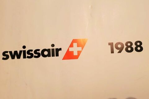 Calendrier Vintage Swissair 1988 - Thème Météo / Nuages - Parfait Etat - Rare 40 Toulon (83)