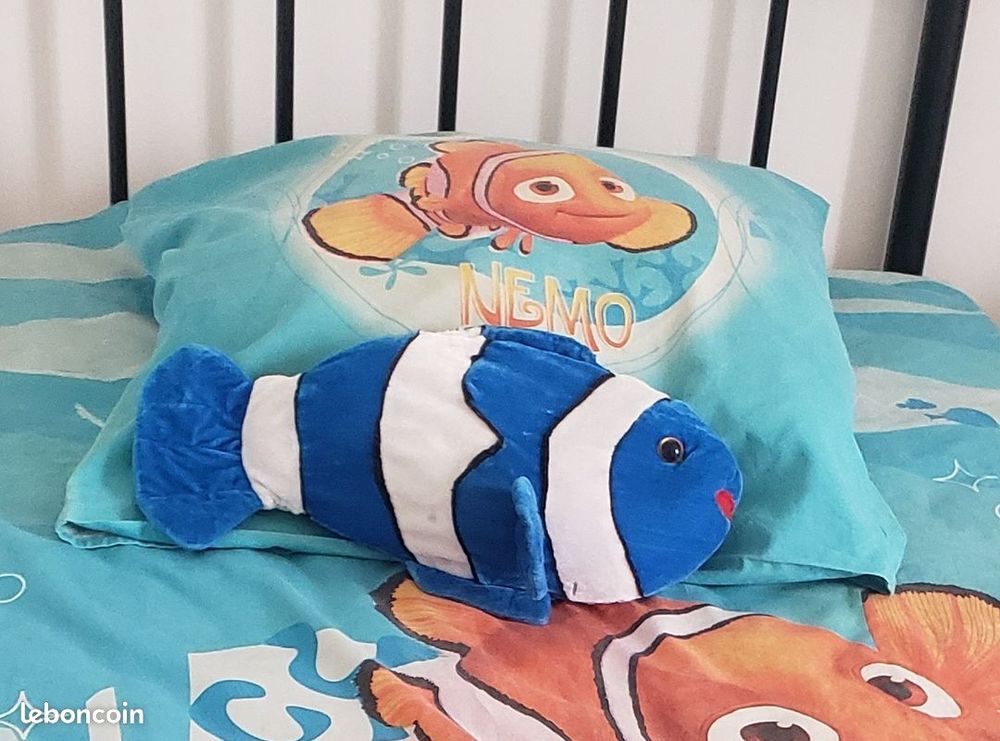 Parure HOUSSE COUETTE NEMO + TAIE OREILLER+ PELUCHE Puériculture