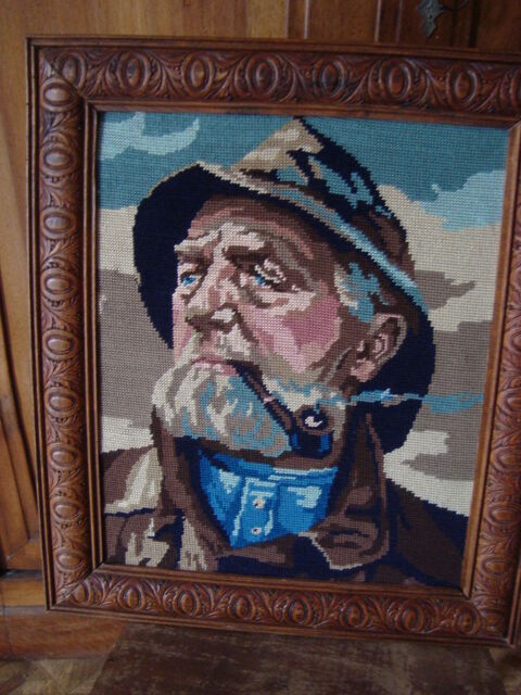 Cadre P�cheur  canevas 10 Villev�que (49)