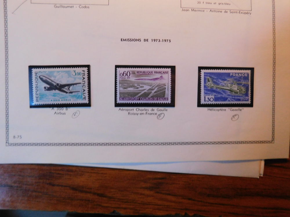 Timbres aviation 