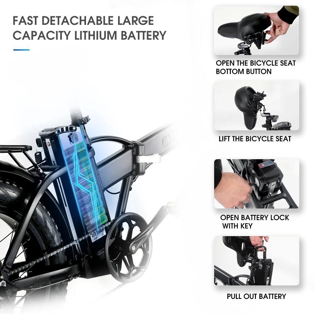 V&eacute;lo &eacute;lectrique MARTES 750W Vélos