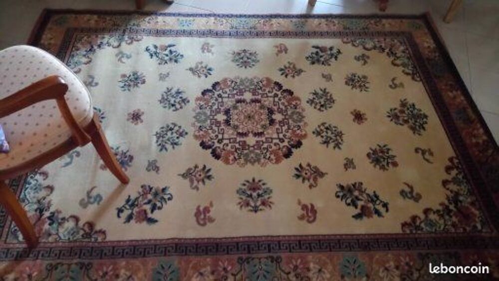 je tapis pure laine , shampouin&eacute;, pas d'usure Décoration
