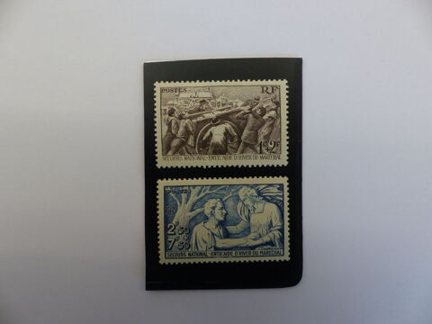 TIMBRES  497 / 498  NEUFS  **  COTE  11.50  2 Le Havre (76)