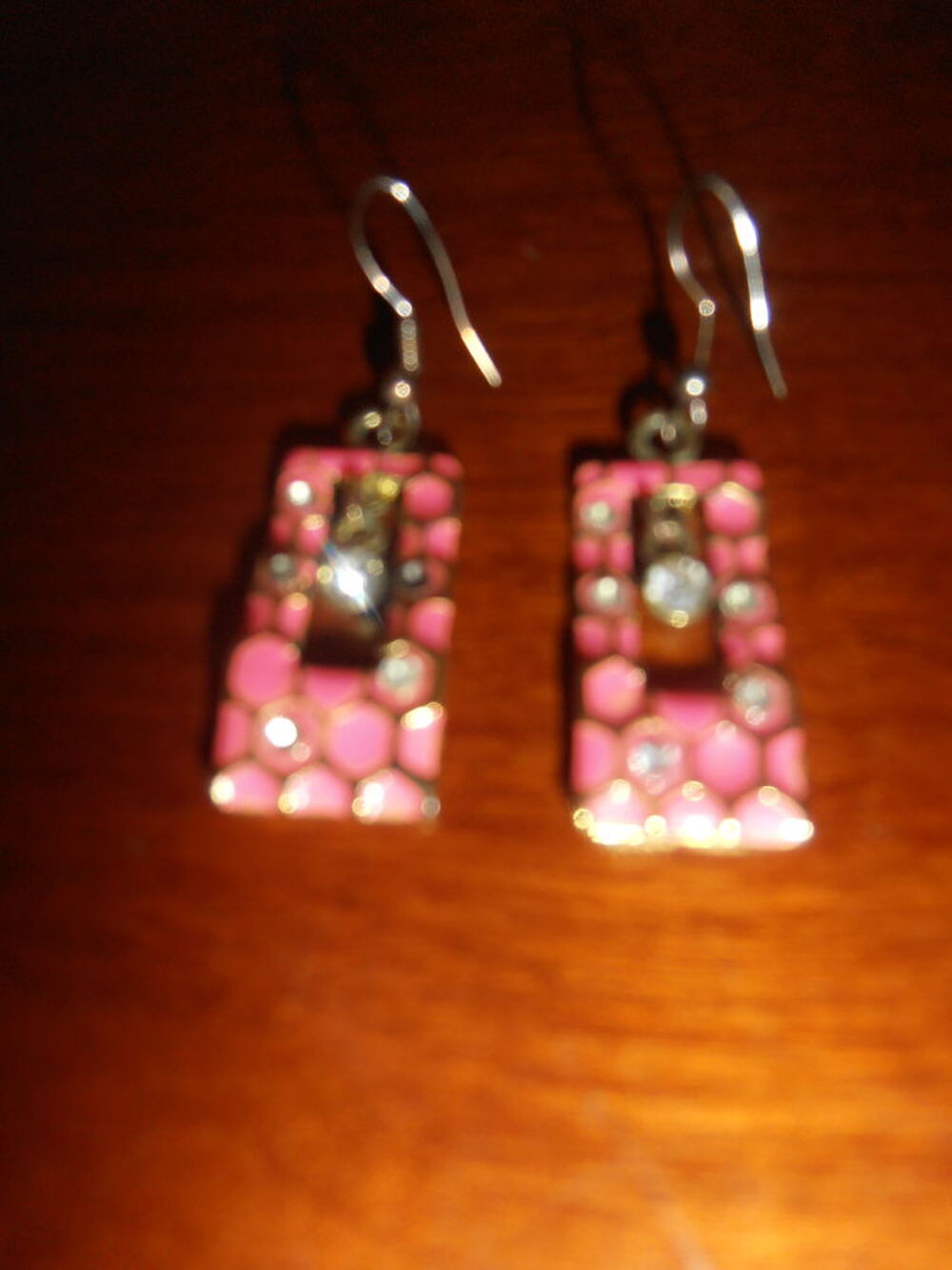 Boucles d'oreilles strass 5 (28b) Bijoux et montres