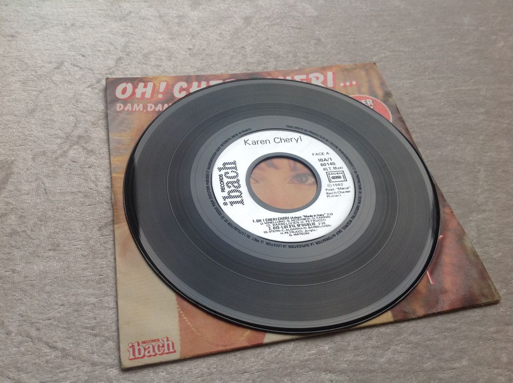 KAREN CHERYL OH ! CHERI CHERI ... Envoi Possible CD et vinyles