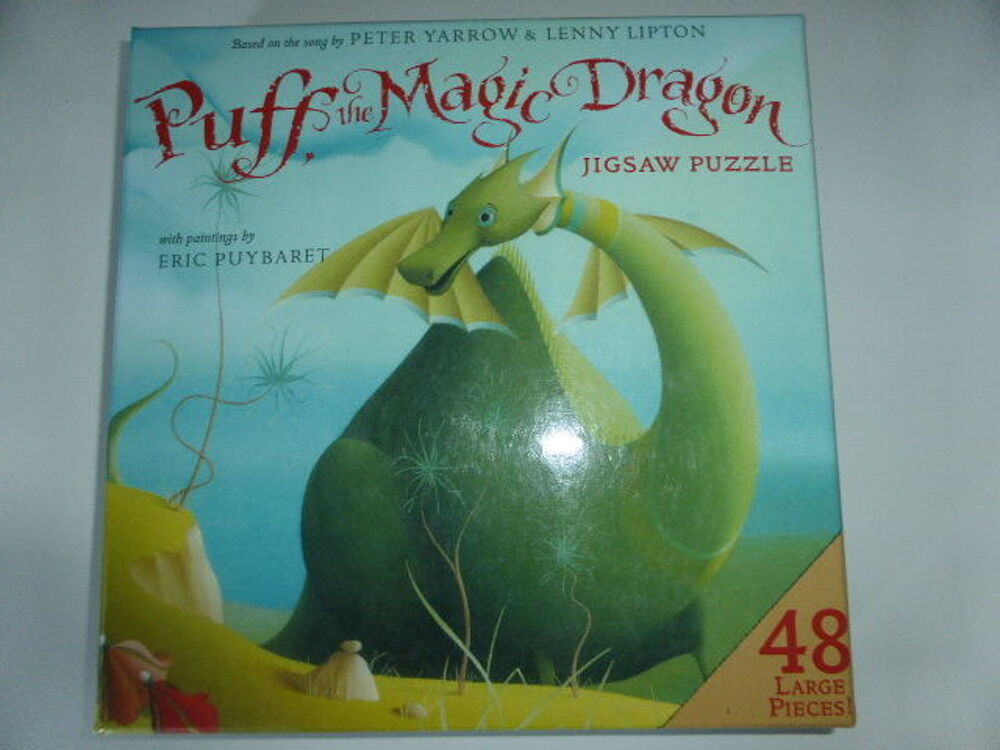 Puzzle 48 pi&egrave;ces Puff le dragon magique Jeux / jouets