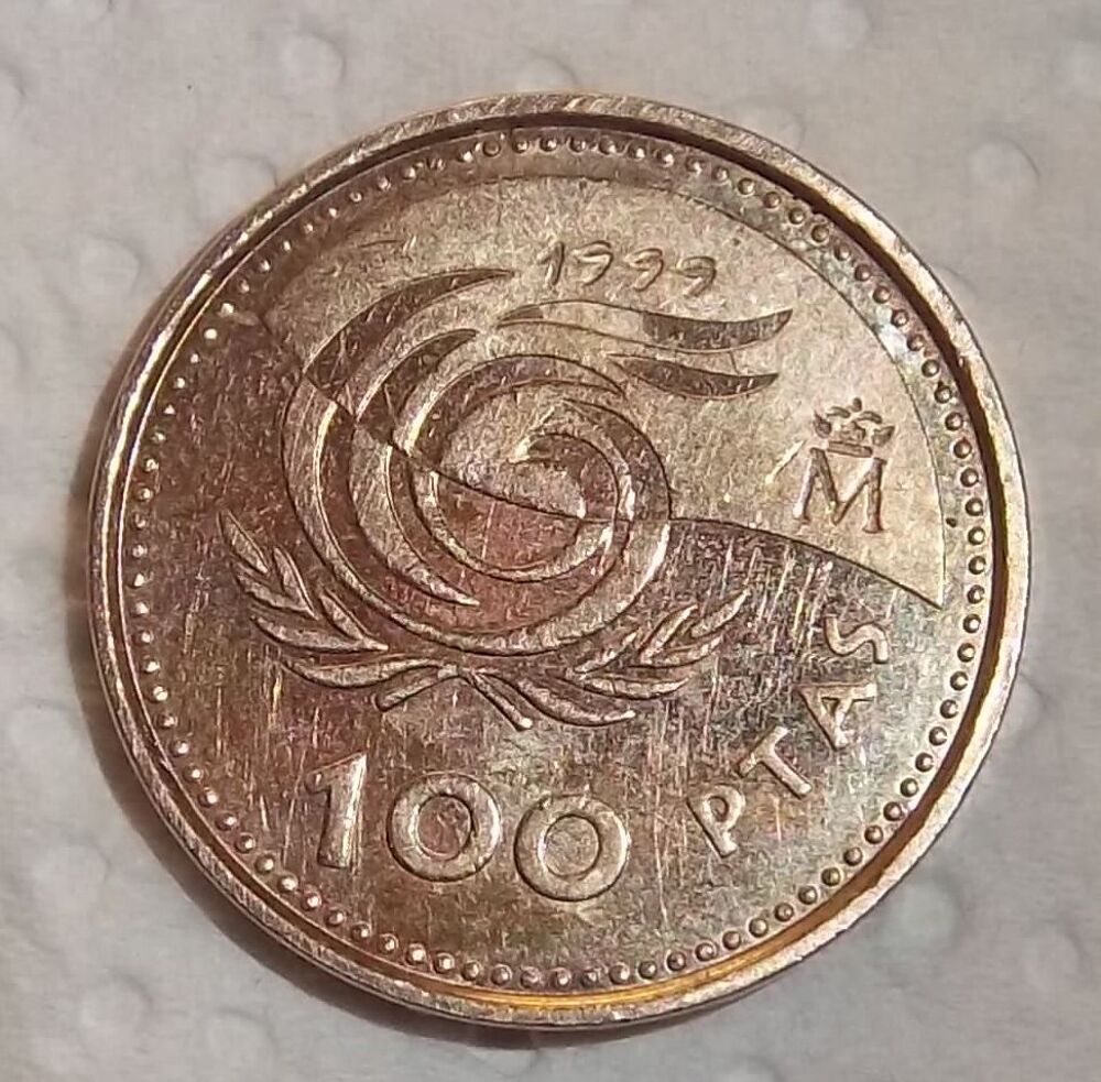 100 pesetas 1999 