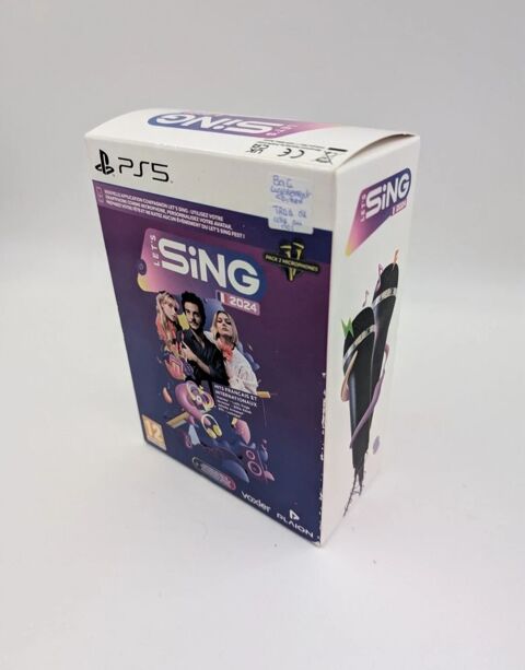 Coffret jeu Playstation 5 Let's Sing 2024 + 2 Micros neuf 60 Vulbens (74)