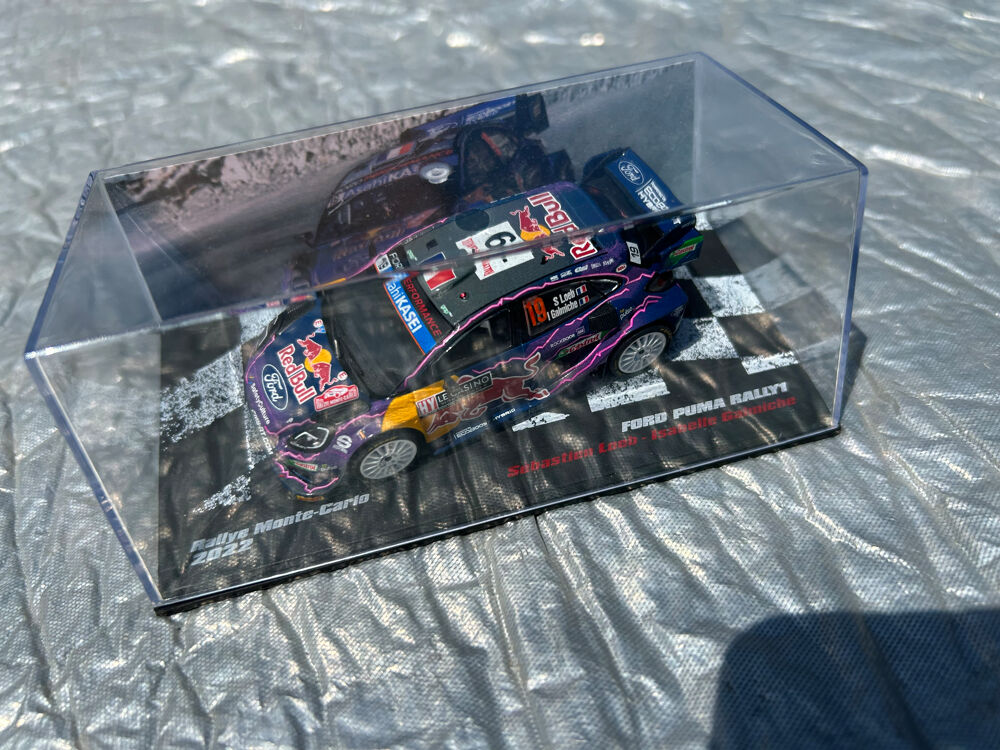 Miniature Seb LOEB Ford Puma Monte Carlo 2022 1/43 