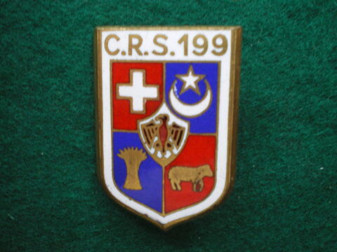 Insigne de Police CRS 199. 45 Caen (14)