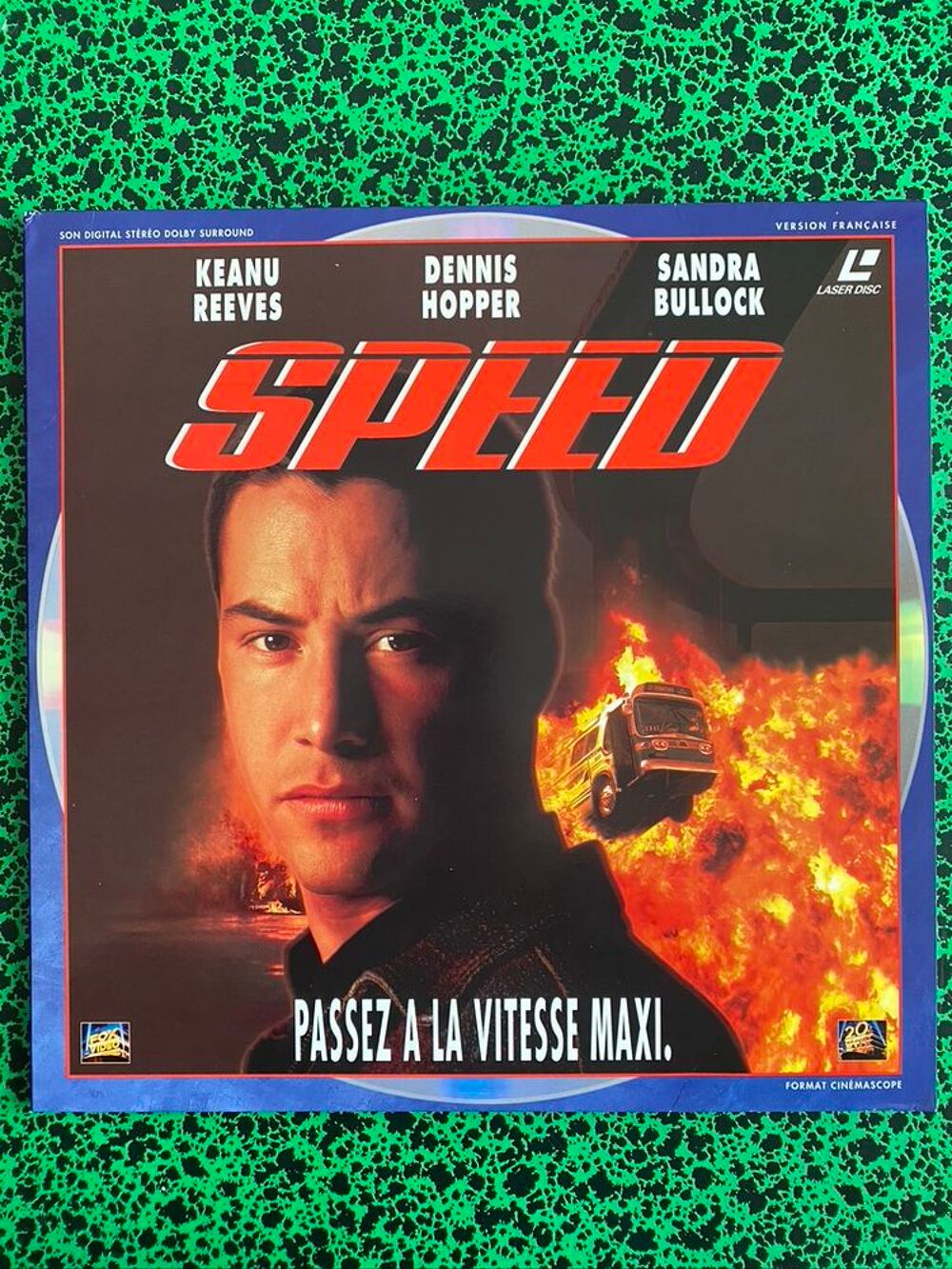 SPEED _Keanu Reeves_Dennis Hopper_Sandra Bullock_ Laserdic DVD et blu-ray