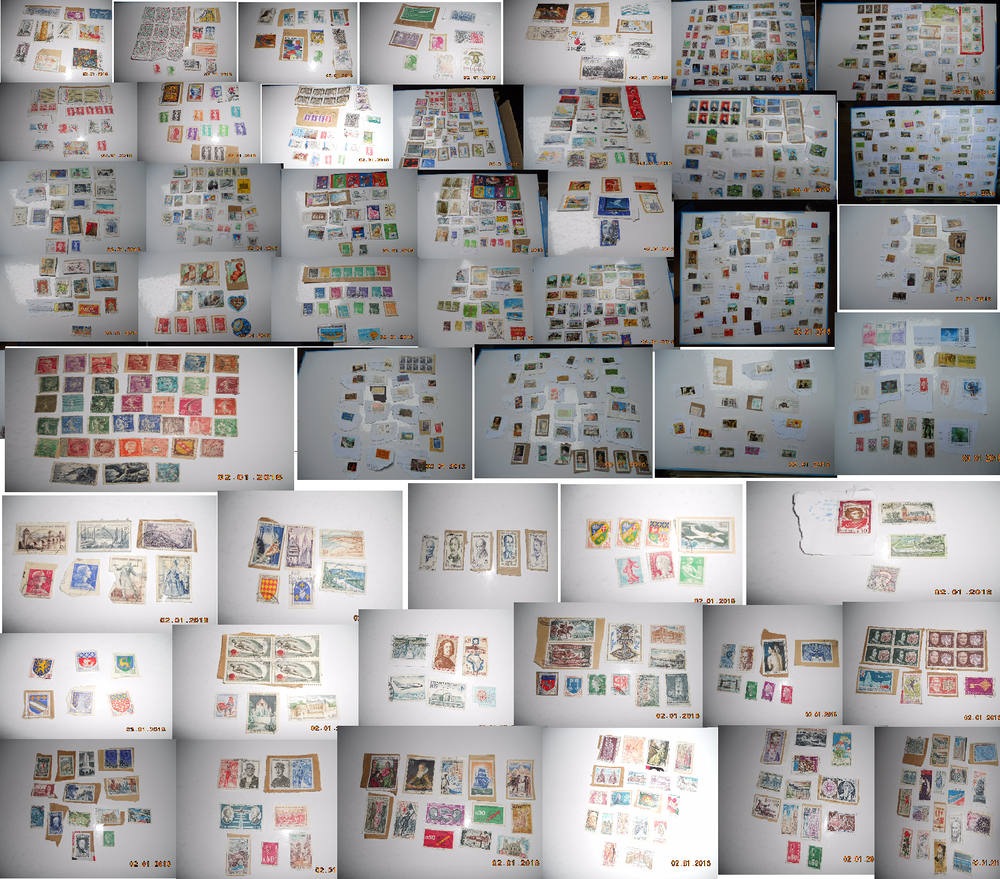 LOT DE 1500 TIMBRES DE 1900 A 2013 FRANCAIS 