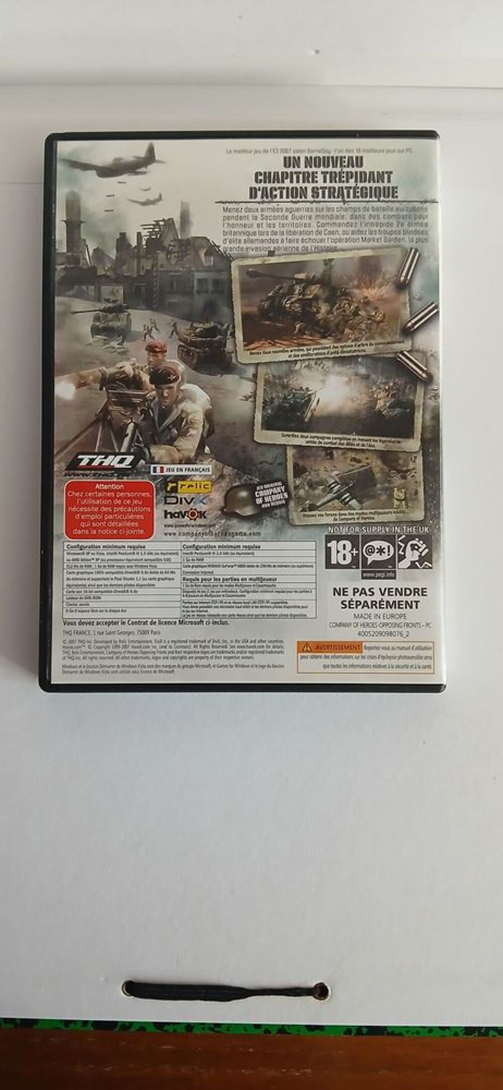 Company of Heroes
Consoles et jeux vidos