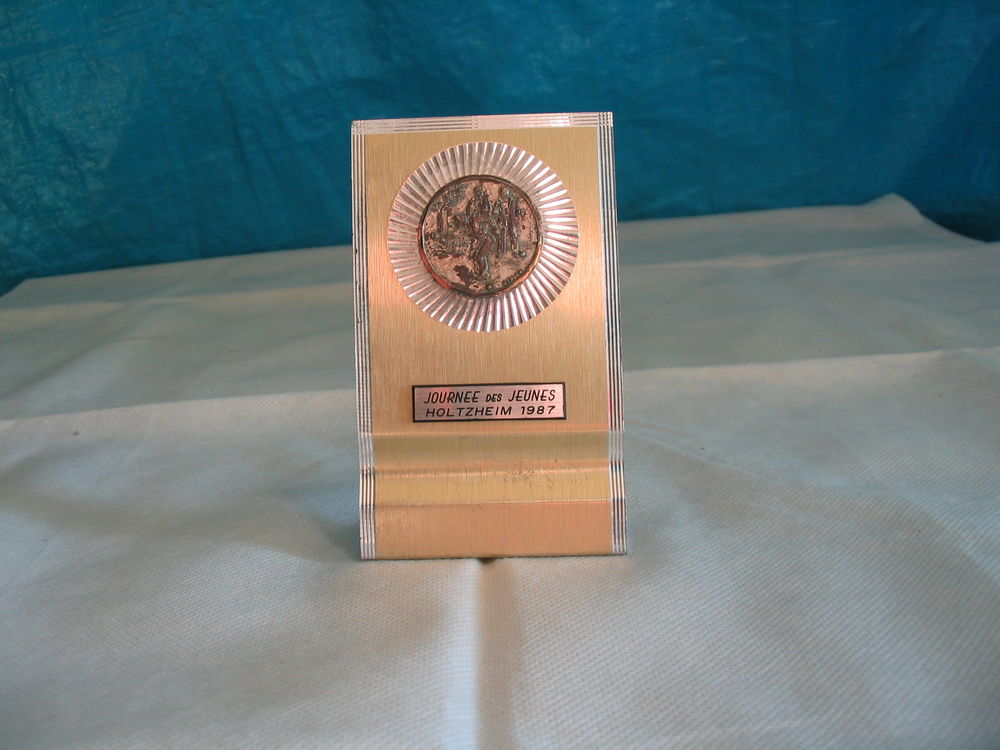 Plaquette comm&eacute;moratif Holtzheim Décoration