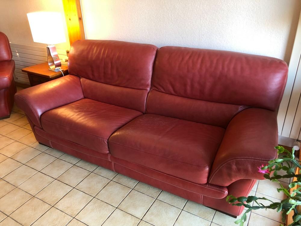 Salon cuir buffles Meubles