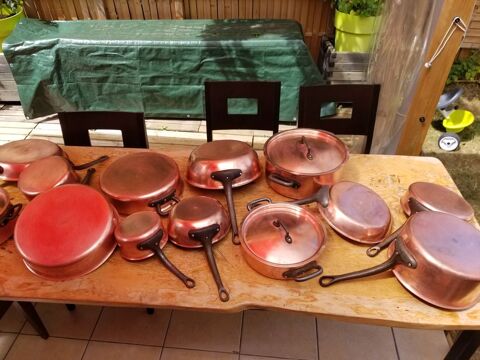 Batterie cuisine cuivre étamé 3000 Saint-Quentin-de-Baron (33)