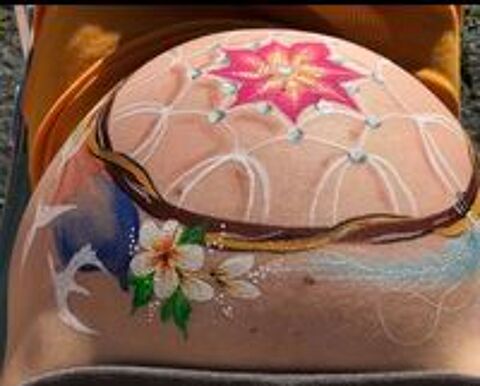   Belly Painting ( peinture de ventre de grossesse) 