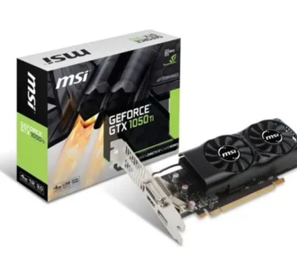 Carte Graphique - MSI / NVIDIA - GTX 1050Ti 4GT LP OC - 4Go Matériel informatique