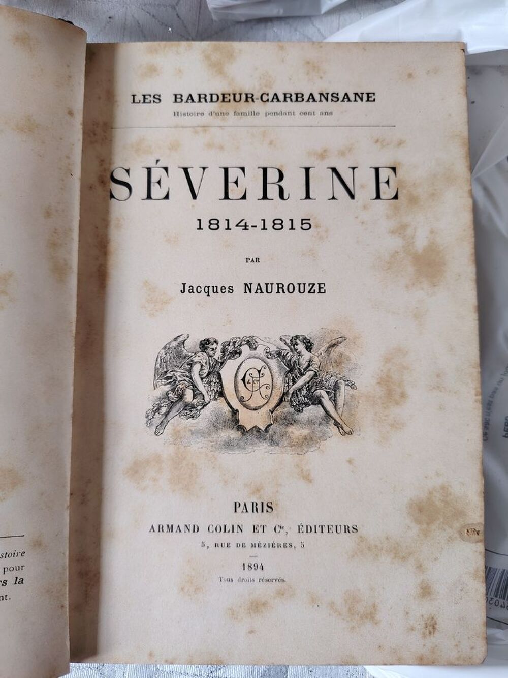 7 Livres 1890-1900 Livres et BD