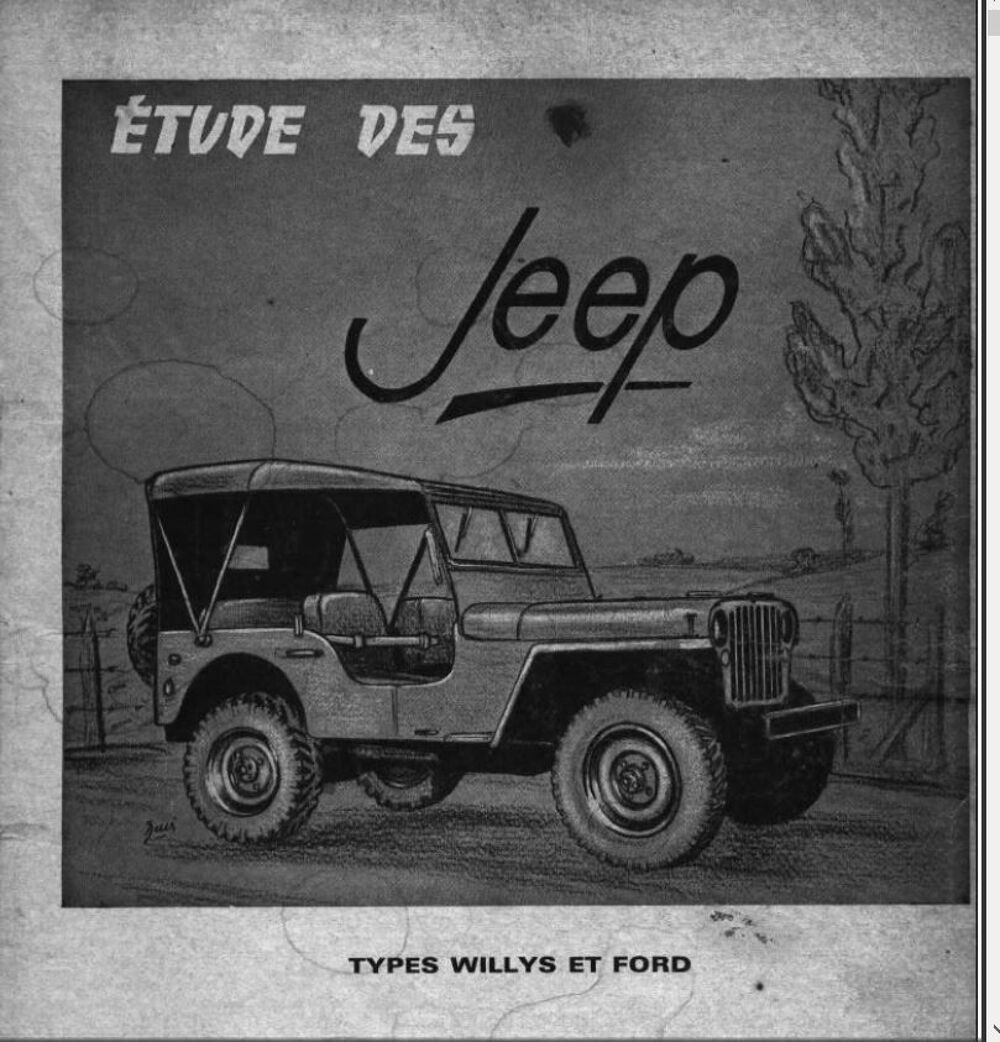 Manuels d'atelier Jeep Willys Hotchkiss et Delahaye VLR CD et vinyles