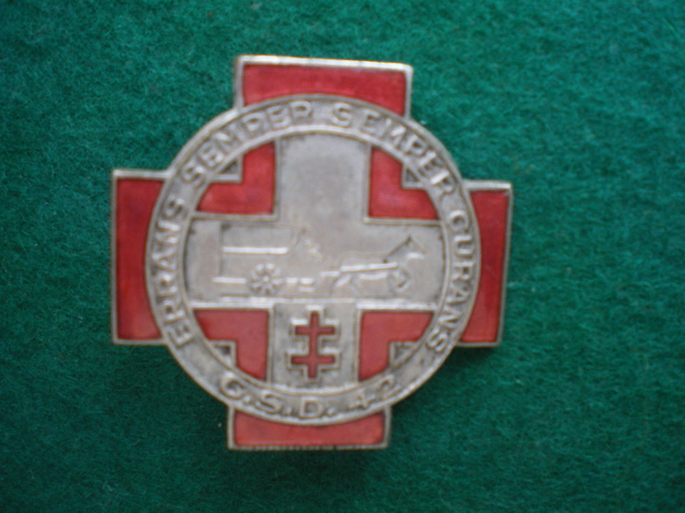 Insigne de Sant&eacute; - Groupe Sanitaire Divisionnaire 42 