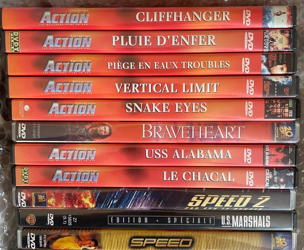 DVD lot 1 - 50 % pour 5 articles jusqu'&agrave; la mi mars DVD et blu-ray