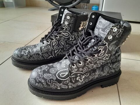 Bottes en cuir homme Philipp Plein ? neuves, design original 599 Agde (34)