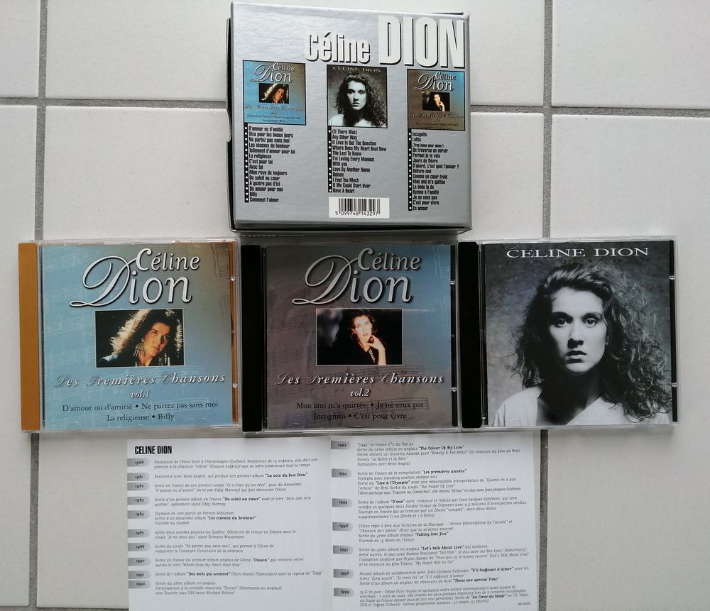 CD C&eacute;line Dion, Driving music, La vie en musique CD et vinyles