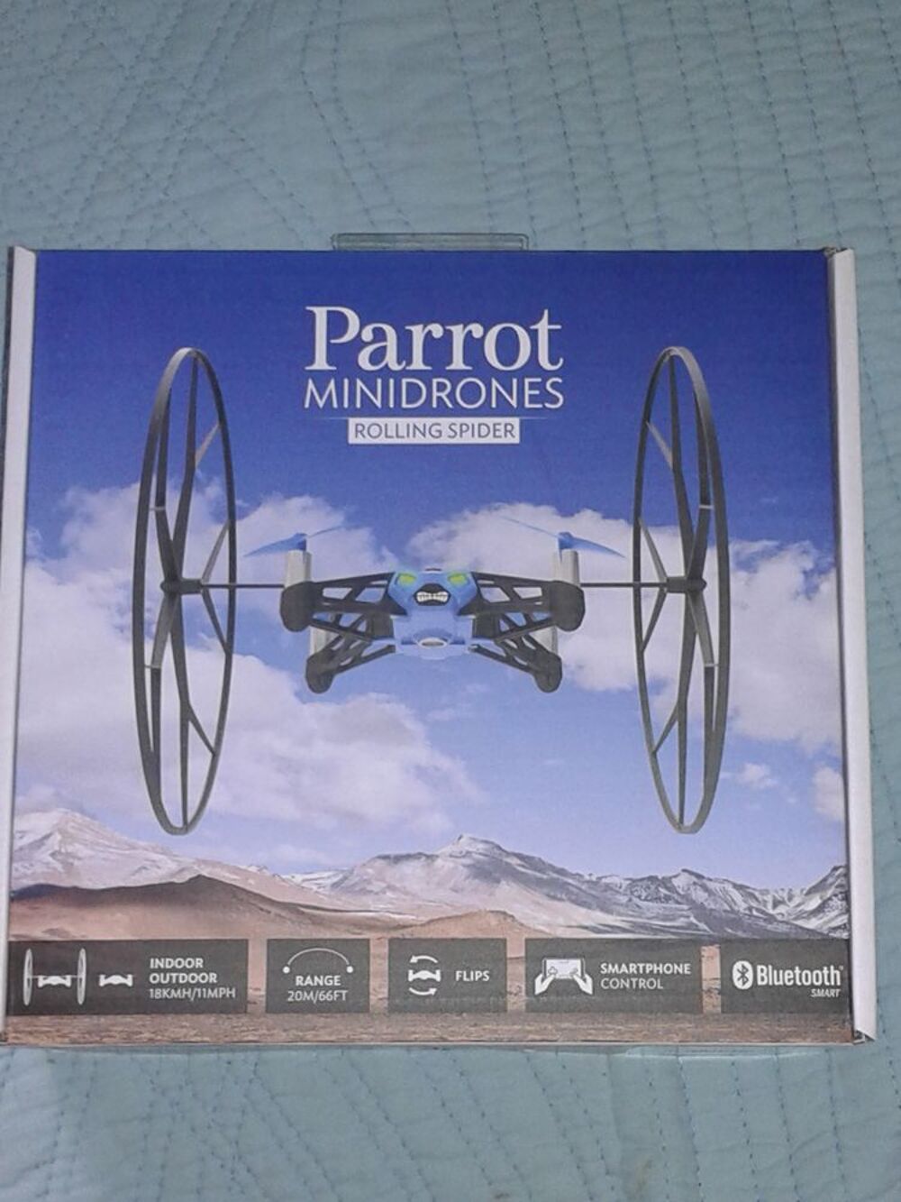 DRONE VOLANT PARROT ROLLING SPIDER BLEU NEUF EMBALLE Jeux / jouets