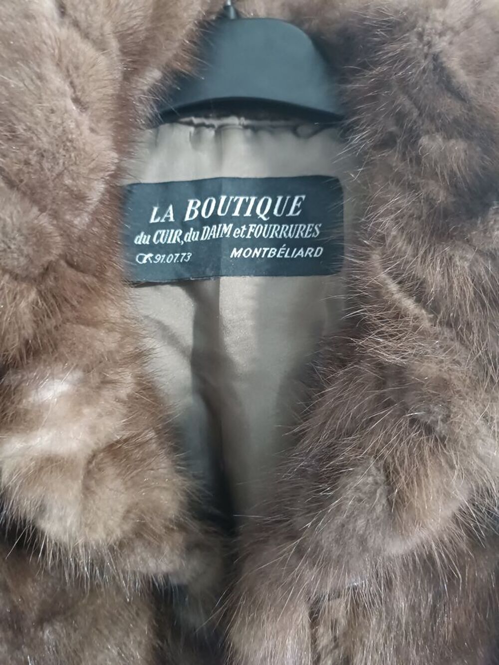 manteau vison Vêtements