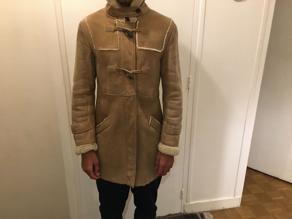 Manteau en peau beige Claudie Pierlot Vêtements