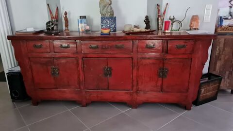 Bahut bas en orme Mongolie d�but XIX�me si�cle 2000 Saint-Amour (39)