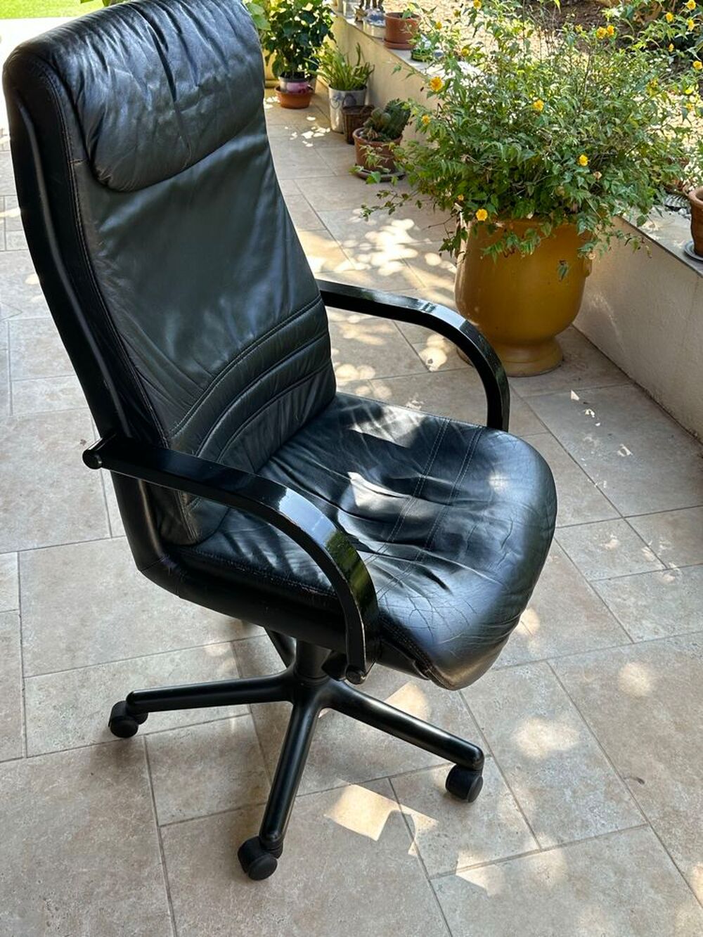 FAUTEUIL de BUREAU en CUIR Meubles