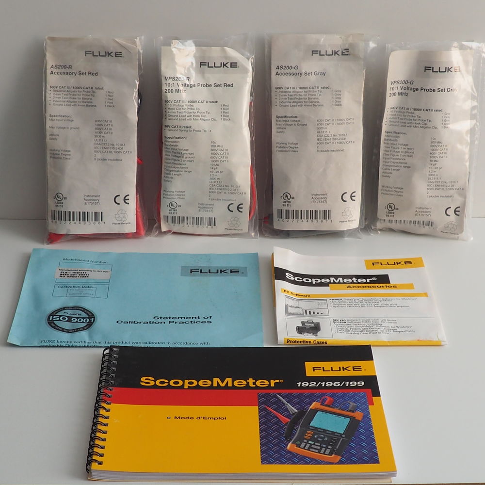 SCOPEMETER FLUKE 199 - 200 Mhz - 2,5 GS/s Bricolage