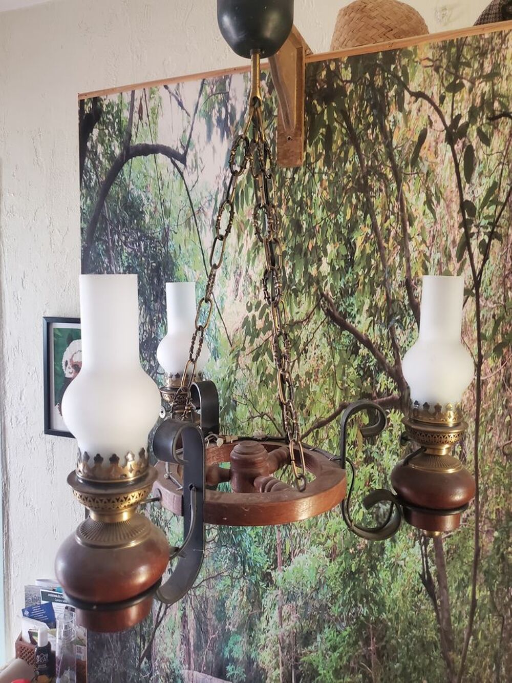 Plafonnier rustique Décoration