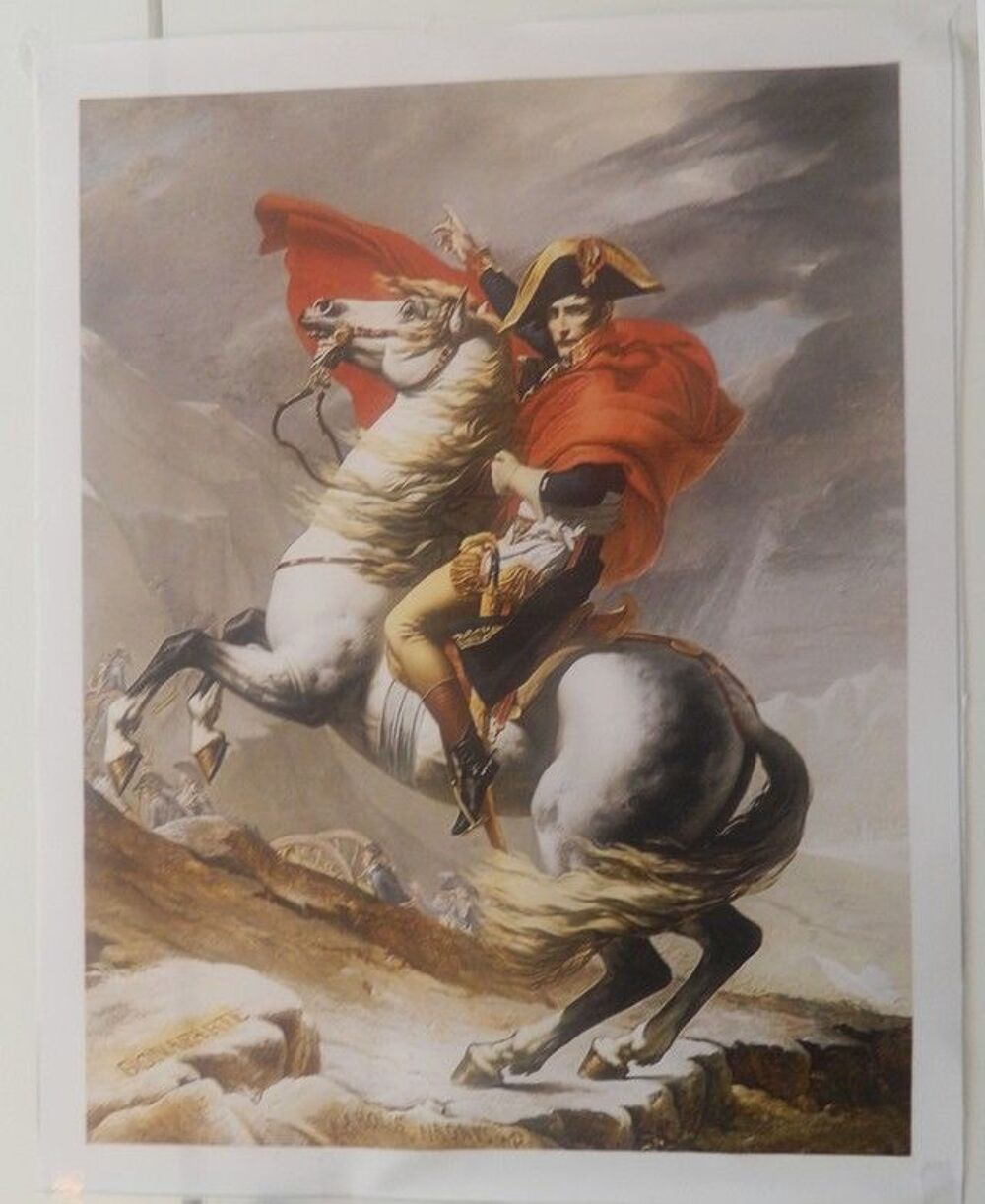 Napol&eacute;on sur son cheval- photo sur toile Décoration