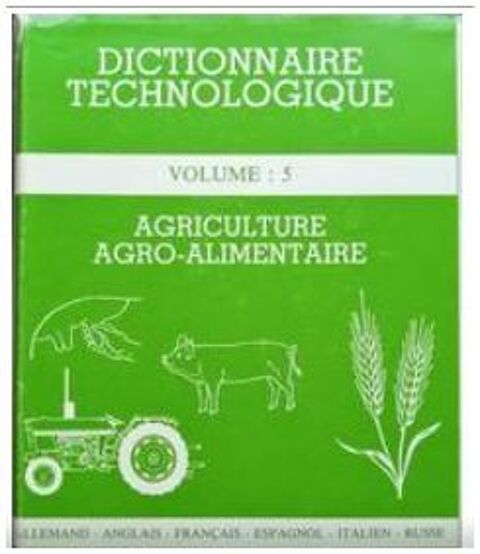 DICTIONNAIRE AGRICULTURE 6 LANGUES
110 Vendme (41)