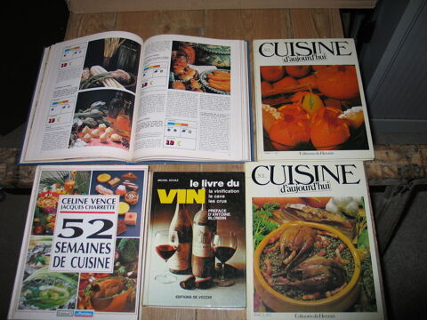 Ouvrages de gastronomie, cuisine, guide des vins, sant 1 Quincy-sous-Snart (91)