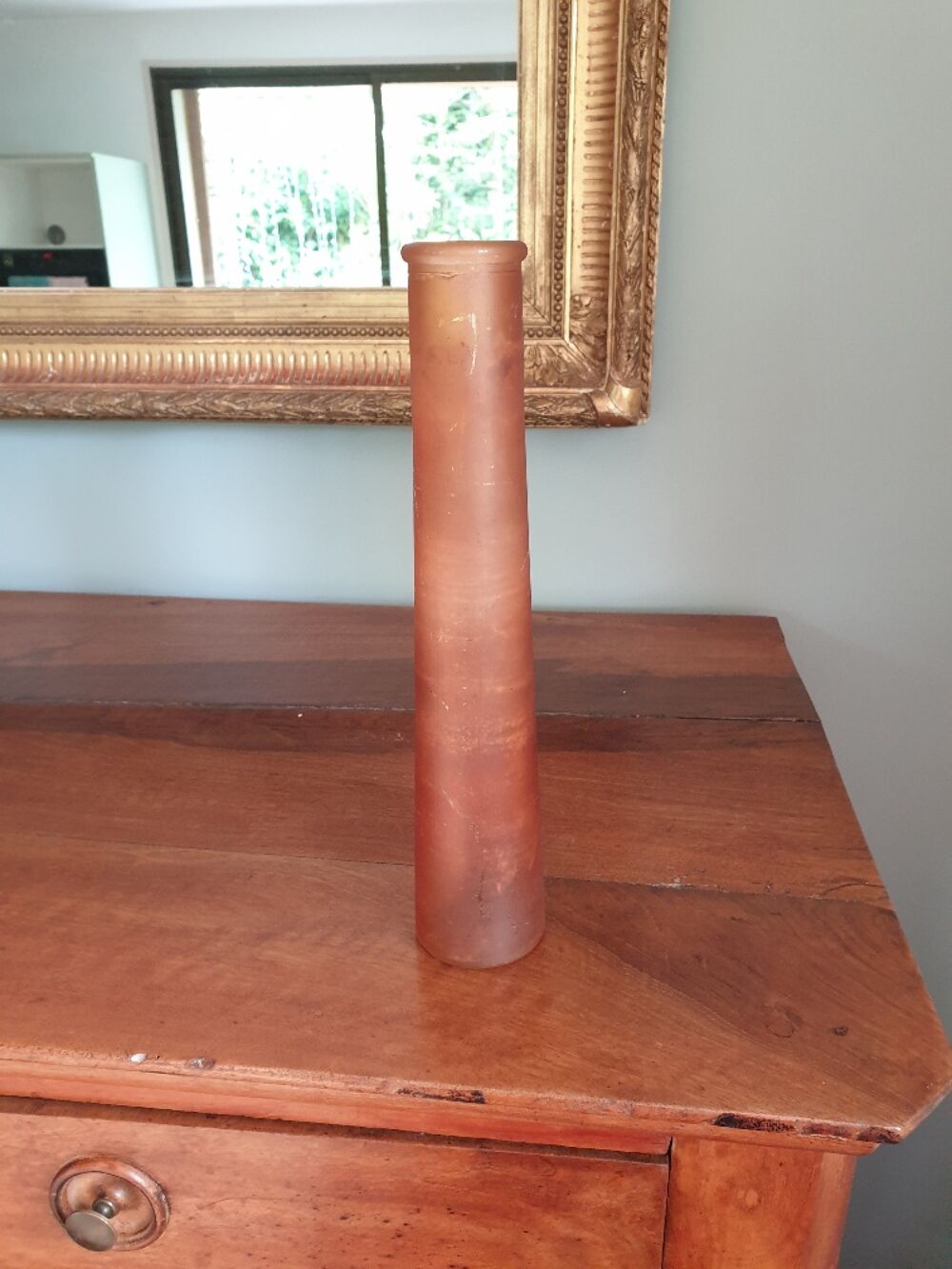 Vase soliflore orange, vintage
Décoration
