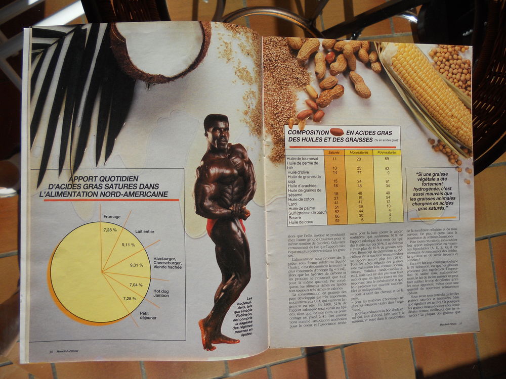 MUSCLE&amp;FITNESS No 4 janv 1988 TONIQUE &amp; &Eacute;ROTIQUE Livres et BD