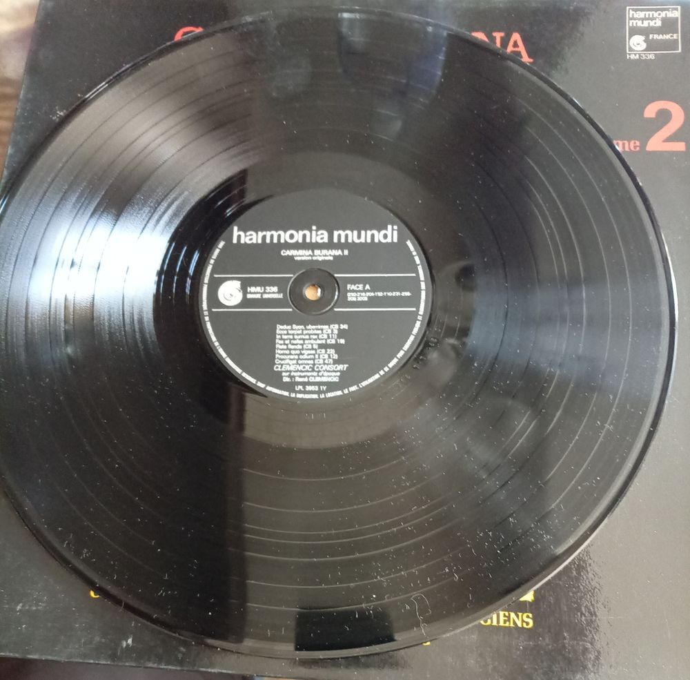 CARMINA BURANA / DISQUE VYNIL 33 TOURS CD et vinyles