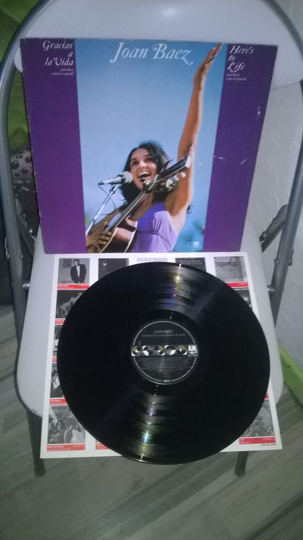 Vinyle Joan Baez
Gracias A La Vida / Here's To Life
Excell CD et vinyles
