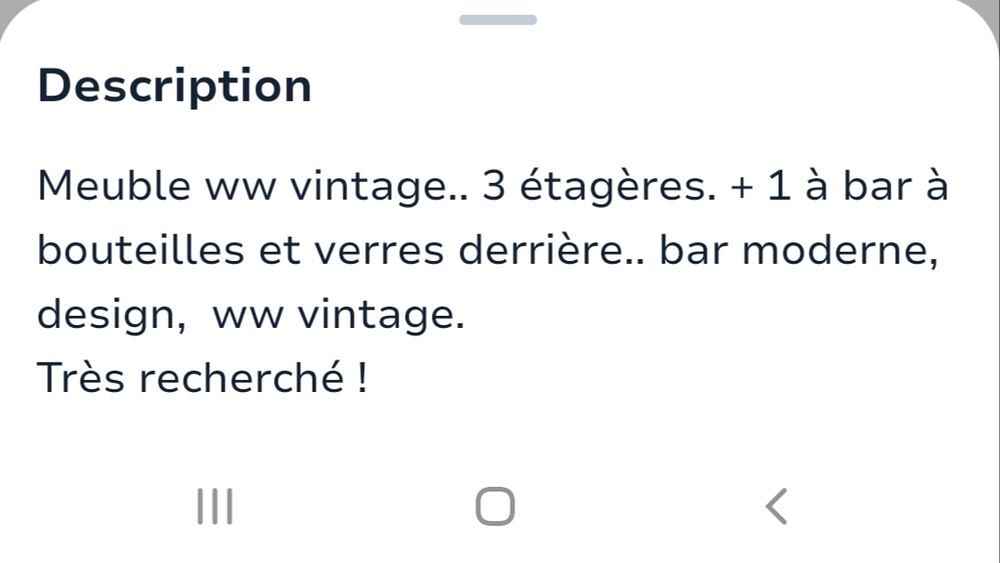 Meuble WW Vintage Meubles