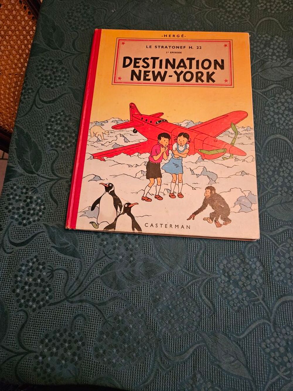 ALBUM BD TINTIN D'HERGE DESTINATION NEW-YORK 
