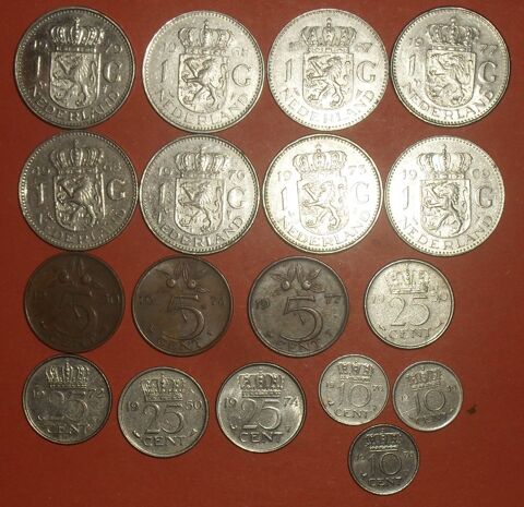 18 Pices de monnaie PAYS BAS / NEDERLAND. 20 Montreuil (93)