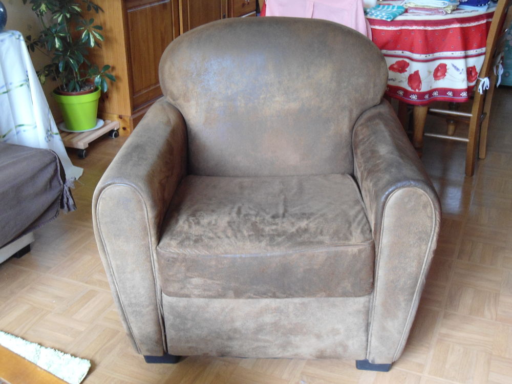 Fauteuil club en tissu microfibre Meubles