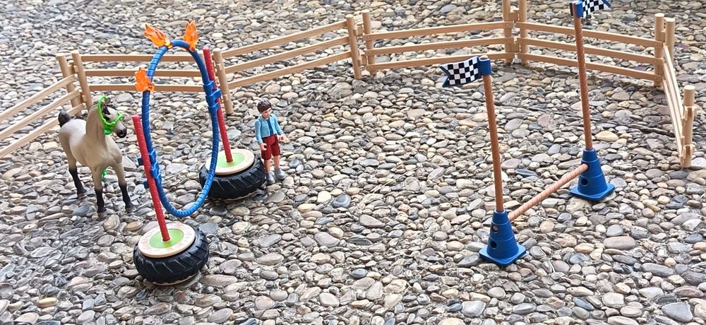 Parcours d'Agility &Eacute;questre SCHLEICH Complet Jeux / jouets
