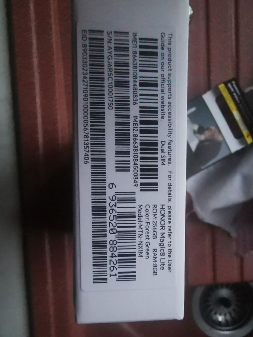 Honor magic 8 lite Téléphones et tablettes